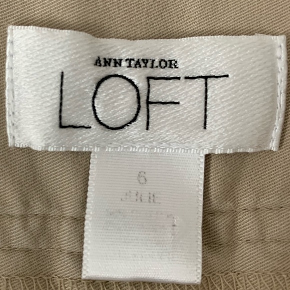 Loft Ann Taylor Khaki Women's Capris - SZ 6 - Picture 3 of 6